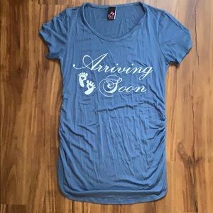 Tops - Maternity Graphic Tee - Arriving Soon Tops - Maternity Graphic Tee - Arriving Soon
